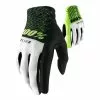 100 Percent Guanti Lunghi 100% Celium Nero Bianco Verde -Vendite Gilet Ciclismo 100 10007 00010 c 001
