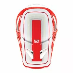 100 Percent Casco 100% Status Rosso Bianco Bambini -Vendite Gilet Ciclismo 100 80011 00013 c 003