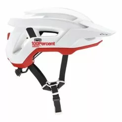 100 Percent Casco 100% Altis Bianco Rosso