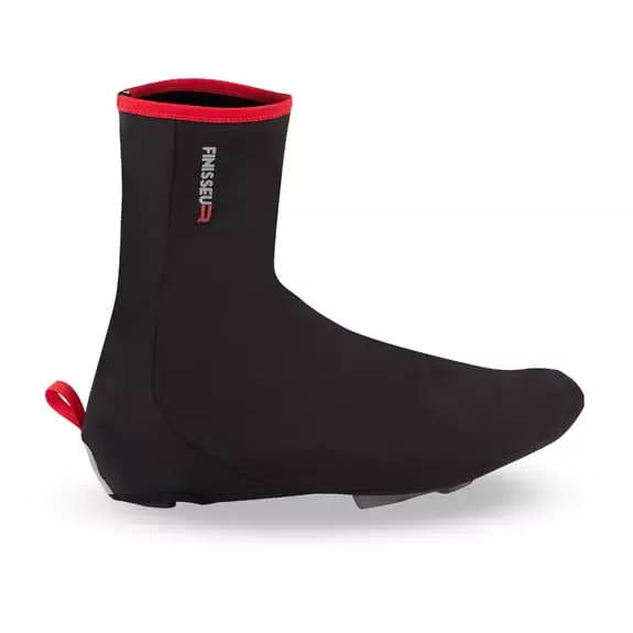 Copriscarpa Finisseur Windblock Nero Rosso 4 Copriscarpa Finisseur Windblock Nero Rosso - immagine 2