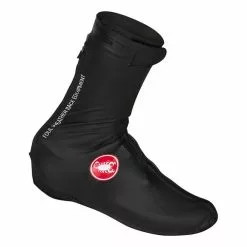 Copriscarpe Castelli Pioggia 3 Rosso Corsa Nero