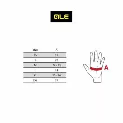 ALE Guanti Alé Comfort Nero Grigio -Vendite Gilet Ciclismo ALE U COM gloves st v1