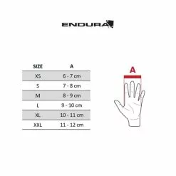 Guanti Lunghi Endura Singletrack Arancione Rosso Chiaro -Vendite Gilet Ciclismo END M COM gloves st v3 2