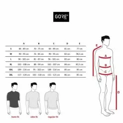 Gilet Gore Wear Ambient GORE-TEX INFINIUM™ Verde Oliva Scuro Nero -Vendite Gilet Ciclismo GOW M CL form fit st v6