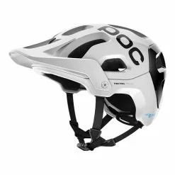 Casco POC Tectal Race SPIN Bianco Nero Carbone