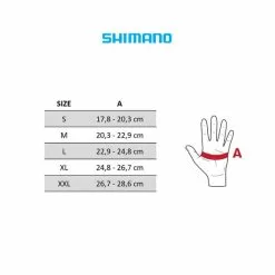 Guanti Lunghi Shimano Original Nero Grigio -Vendite Gilet Ciclismo SHI M COM gloves st v1 2