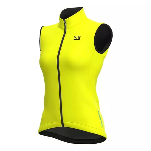 ALE Gilet Alé Racing Giallo Fluo Donna 3 ALE Gilet Alé Racing Giallo Fluo Donna