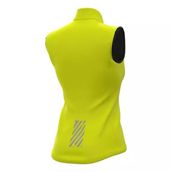 ALE Gilet Alé Racing Giallo Fluo Donna 4 ALE Gilet Alé Racing Giallo Fluo Donna - immagine 2