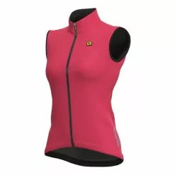 ALE Gilet Alé Racing Waterproof Rosa Intenso Donna