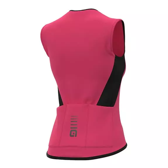 ALE Gilet Alé Thermo Rosa Fluo Donna 4 ALE Gilet Alé Thermo Rosa Fluo Donna - immagine 2