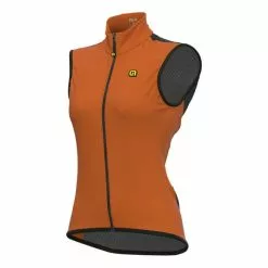 ALE Gilet A Vento Alé Klimatik Guscio Vento 2.0 Arancione Ruggine Donna