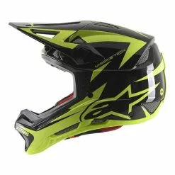 Casco Alpinestars Missile Tech Solid MIPS Nero Giallo Fluo -Vendite Gilet Ciclismo ap 8801020 1515 004