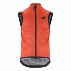 Gilet Impermeabile Assos Equipe RS Rain S9 Arancione Scuro