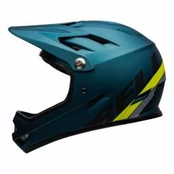 Casco Bell Sanction Blu Giallo Fluo