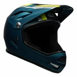 Casco Bell Sanction Blu Giallo Fluo -Vendite Gilet Ciclismo bl 107.20322 c 003