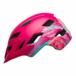Casco Bell Sidetrack Rosa Azzurro Bambini