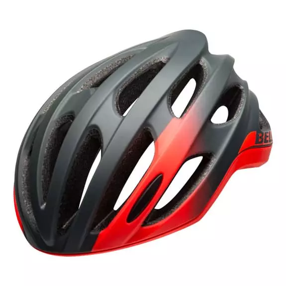 Casco Bell Formula Grigio Chiaro Rosso Intenso 3 Casco Bell Formula Grigio Chiaro Rosso Intenso