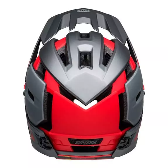 Casco Bell Super Air R Spherical Grigio Rosso 5 Casco Bell Super Air R Spherical Grigio Rosso - immagine 3