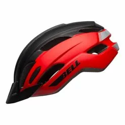 Casco Bell Trace Rosso Nero Opaco Metallizzato