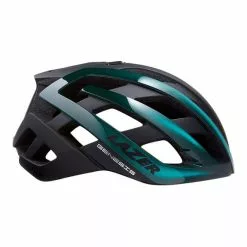 Casco Lazer Genesis Blu Turchese Nero
