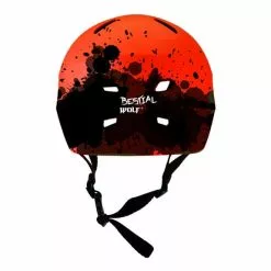 Casco Bestial Wolf Shell Rosso Nero -Vendite Gilet Ciclismo bw 307264 4