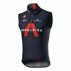 Castelli Gilet Team Ineos Grenadier 2021 Pro Light Wind Rosso Corsa