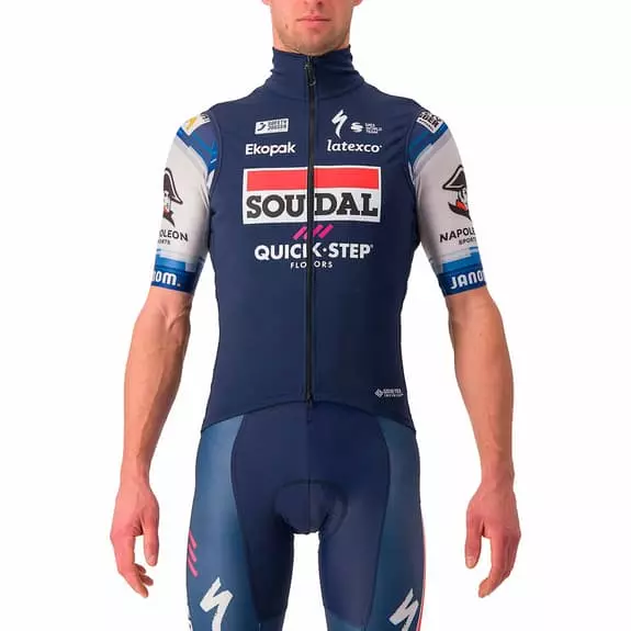 Castelli Gilet A Vento Soudal Quick-Step 2023 Perfetto RoS 2 Rosso Corsa Blu 3 Castelli Gilet A Vento Soudal Quick-Step 2023 Perfetto RoS 2 Rosso Corsa Blu
