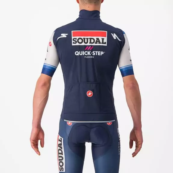 Castelli Gilet A Vento Soudal Quick-Step 2023 Perfetto RoS 2 Rosso Corsa Blu 4 Castelli Gilet A Vento Soudal Quick-Step 2023 Perfetto RoS 2 Rosso Corsa Blu - immagine 2