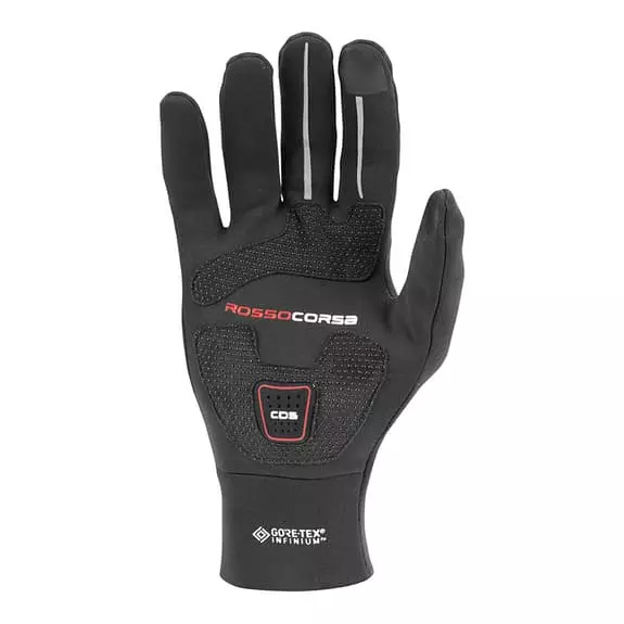 Guanti Castelli Perfetto RoS Rosso Corsa Lunghi Nero 4 Guanti Castelli Perfetto RoS Rosso Corsa Lunghi Nero - immagine 2