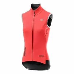Gilet Castelli Perfetto RoS GORE-TEX INFINIUM™ Rosso Corsa Rosa Brillante Donna