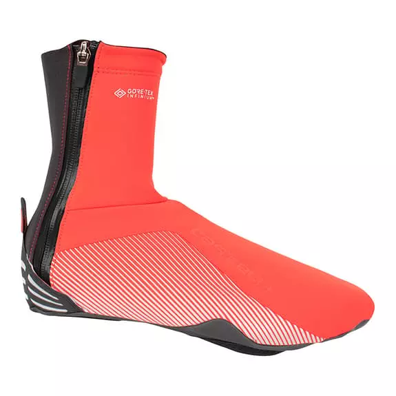 Copriscarpe Castelli Dinamica GORE-TEX INFINIUM™ Rosso Donna 4 Copriscarpe Castelli Dinamica GORE-TEX INFINIUM™ Rosso Donna - immagine 2