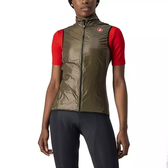 Gilet A Vento Castelli Aria Marrone Muschio Donna 3 Gilet A Vento Castelli Aria Marrone Muschio Donna