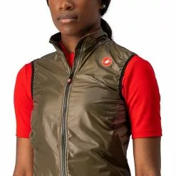 Gilet A Vento Castelli Aria Marrone Muschio Donna 13 Gilet A Vento Castelli Aria Marrone Muschio Donna -Vendite Gilet Ciclismo ca 4520088 232 006