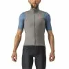 Gilet Castelli Pro Thermal Rosso Corsa Grigio Nichel