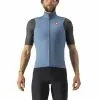 Gilet Castelli Pro Thermal Rosso Corsa Blu Acciaio -Vendite Gilet Ciclismo ca 4520513 473 001