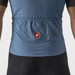 Gilet Castelli Pro Thermal Rosso Corsa Blu Acciaio -Vendite Gilet Ciclismo ca 4520513 473 003
