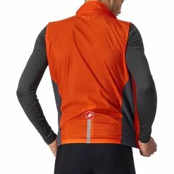 Gilet A Vento Sottile Castelli Squadra Stretch Rosso Aranciato Grigio Scuro 11 Gilet A Vento Sottile Castelli Squadra Stretch Rosso Aranciato Grigio Scuro -Vendite Gilet Ciclismo ca 4521512 656 004
