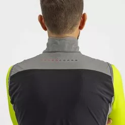 Gilet A Vento Castelli Perfetto RoS 2 Rosso Corsa GORE-TEX INFINIUM™ Grigio Nichel -Vendite Gilet Ciclismo ca 4522514 064 006