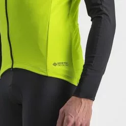Gilet A Vento Castelli Perfetto RoS 2 Rosso Corsa GORE-TEX INFINIUM™ Verde Lime Elettrico -Vendite Gilet Ciclismo ca 4522514 383 004