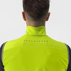 Gilet A Vento Castelli Perfetto RoS 2 Rosso Corsa GORE-TEX INFINIUM™ Verde Lime Elettrico -Vendite Gilet Ciclismo ca 4522514 383 006