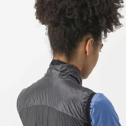 Gilet A Vento Castelli Unlimited Puffy Grigio Scuro Donna -Vendite Gilet Ciclismo ca 4523094 923 004
