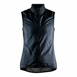 Gilet Impermeabile Craft ESSence Light Wind Nero Donna