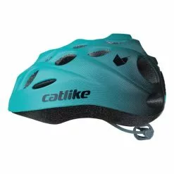 Casco Catlike Kitten Bambini Blu Acqua Nero