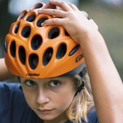 Casco Catlike Kitten Arancione Opaco Nero Bambini -Vendite Gilet Ciclismo ck 7101400023 c 006