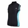 Gilet Zone3 Antivento Nero Rosa Verde Donna -Vendite Gilet Ciclismo cy18wwpg101 001