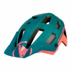 Casco Endura SingleTrack Verde Rosso