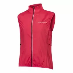 Gilet A Vento Endura Pakagilet Rosso Lampone Donna