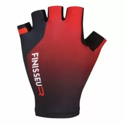 Guanti Finisseur Gradient Rosso Nero -Vendite Gilet Ciclismo fns c185ss2002 02 004