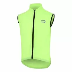 Gilet A Vento Finisseur Core Peloton Giallo Fluo