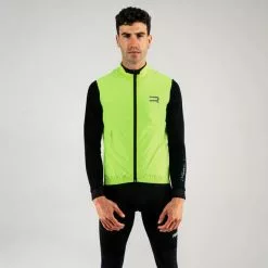 Gilet A Vento Finisseur Core Peloton Giallo Fluo -Vendite Gilet Ciclismo fns c275ss2102 01 101